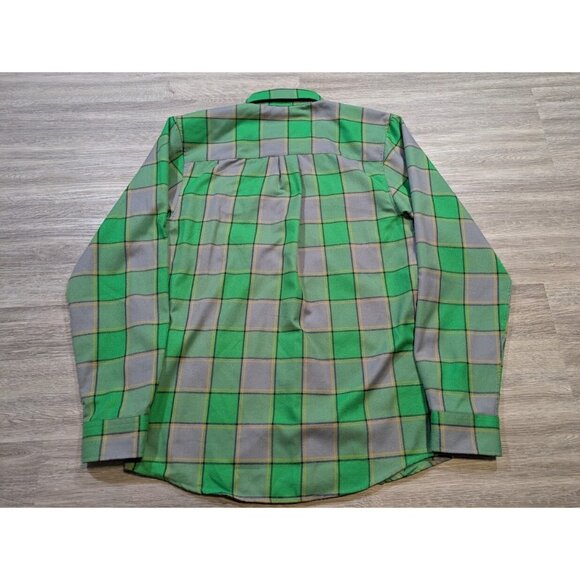 Dixxon Flannel Company Men's Medium The Auld Pub Green Plaid Flannel Shirt - Picture 7 of 10